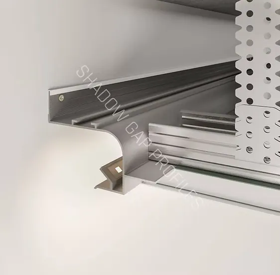 AST45 Recessed Ceiling LED Shadow Gap Profile · 45 mm