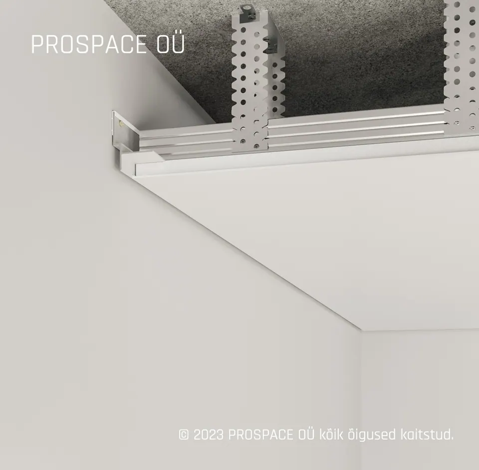 AST5 Ceiling Shadow Gap Profile · 6 mm