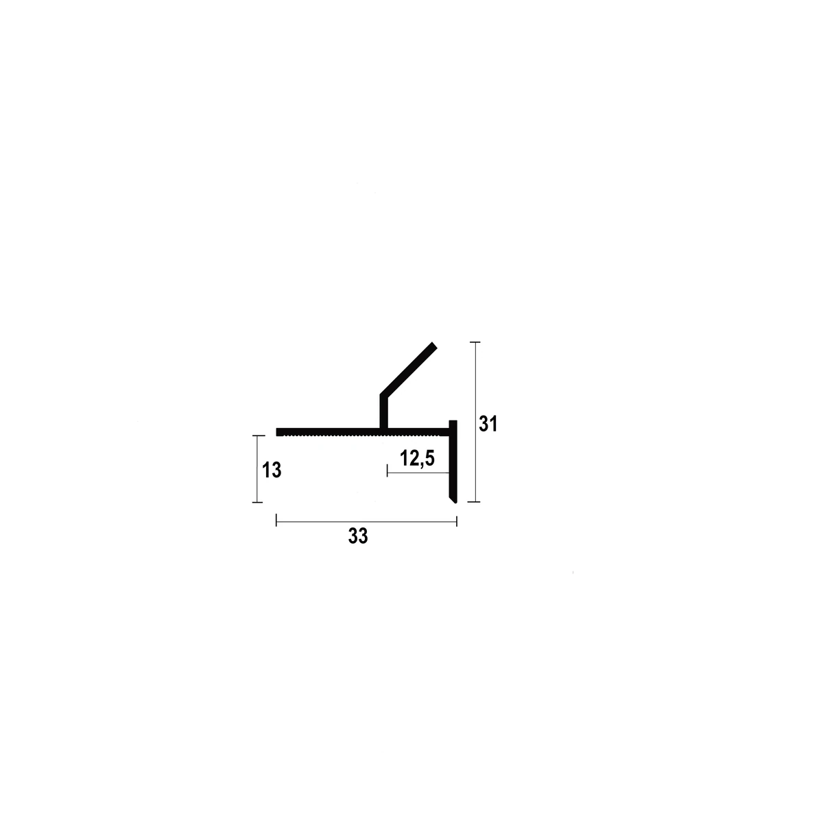 AST50 Ceiling LED Shadow Gap Profile