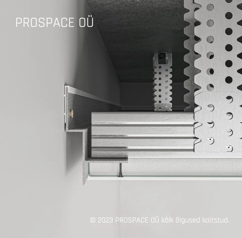 AST8 Ceiling Shadow Gap Profile · 10 mm
