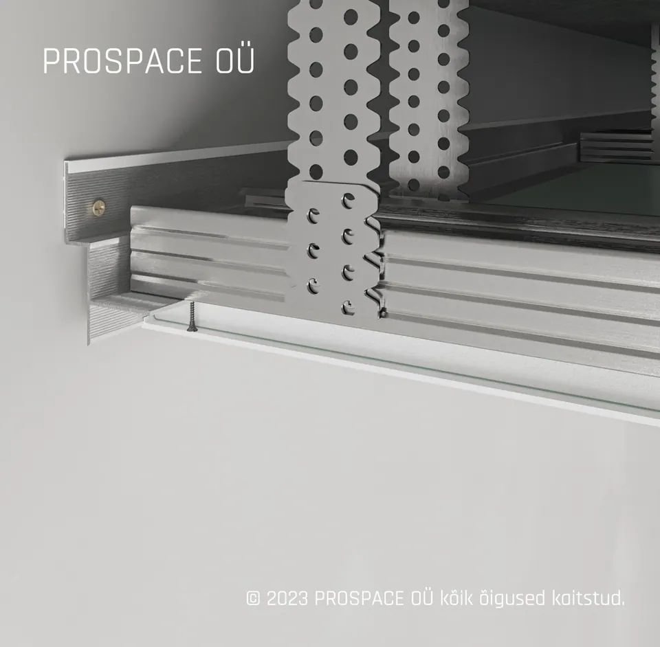 AST8 Ceiling Shadow Gap Profile · 10 mm