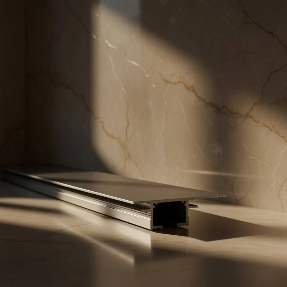 KA1 Recessed Curtain Track Profile