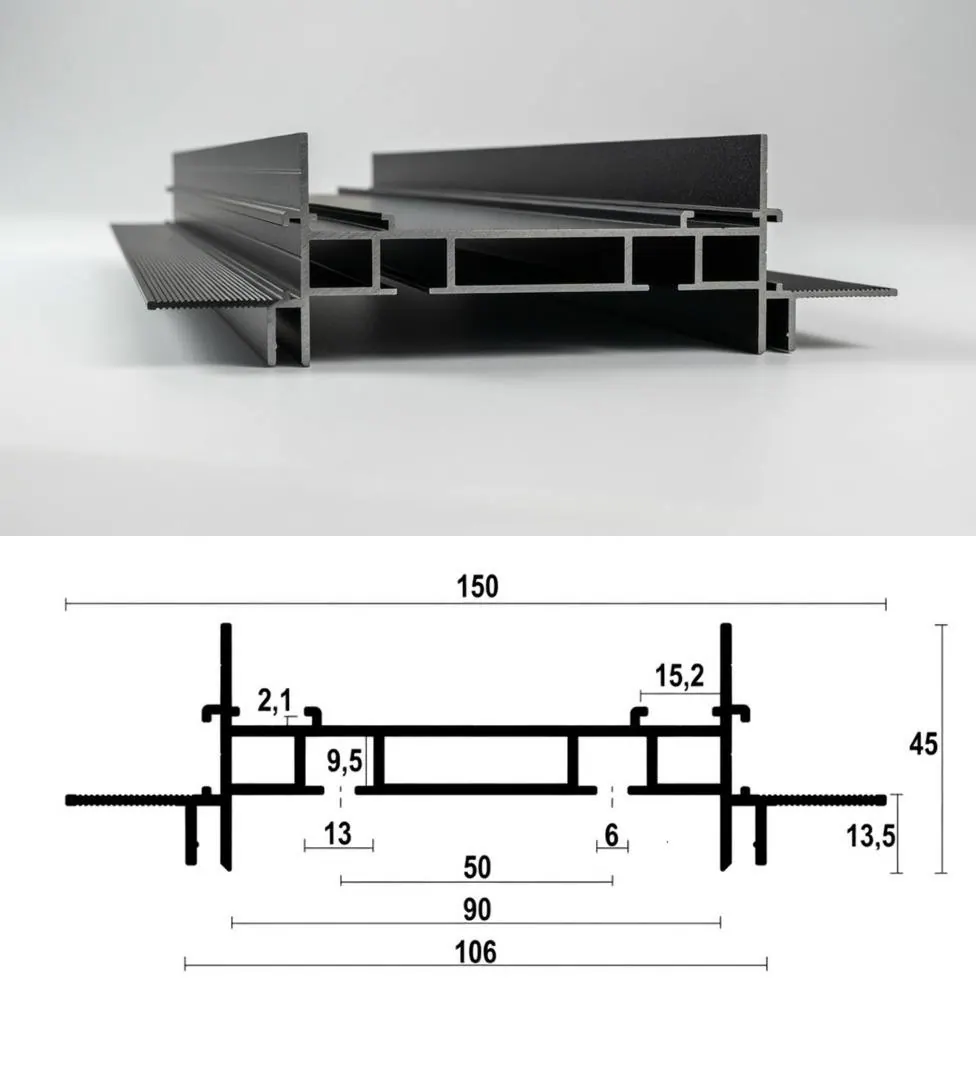 KA2 Recessed Curtain Track · Double