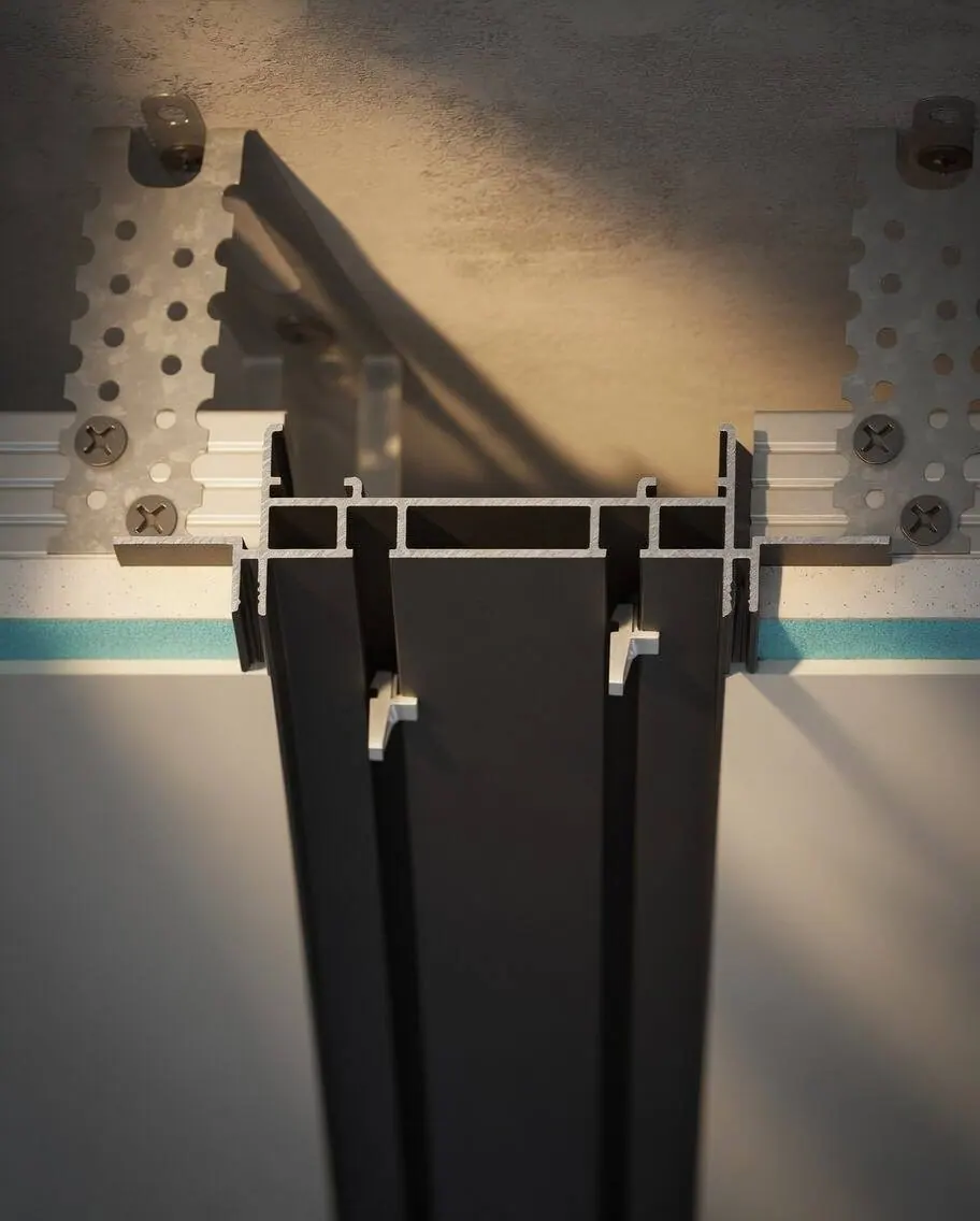 KA2 Recessed Curtain Track · Double