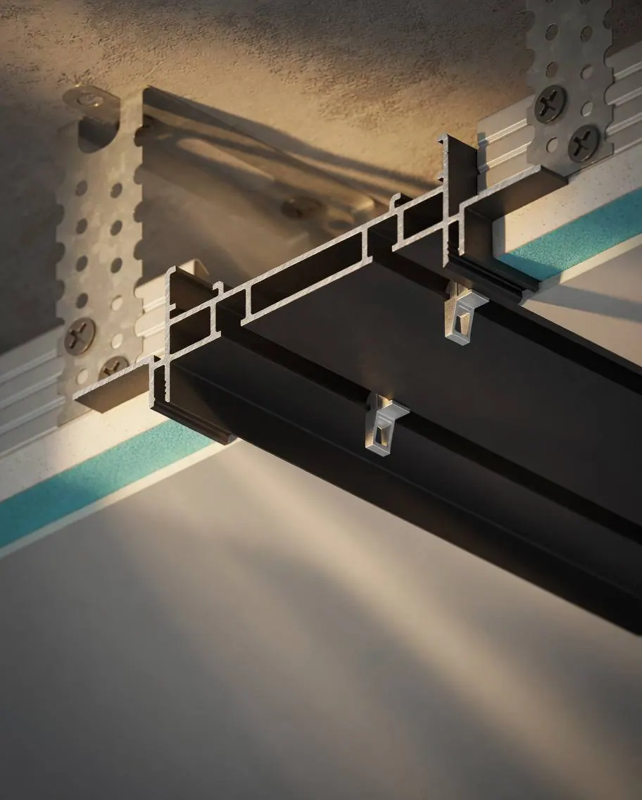 KA2 Recessed Curtain Track · Double
