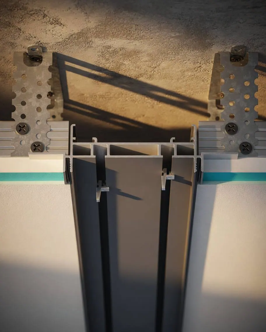 KA2 Recessed Curtain Track · Double