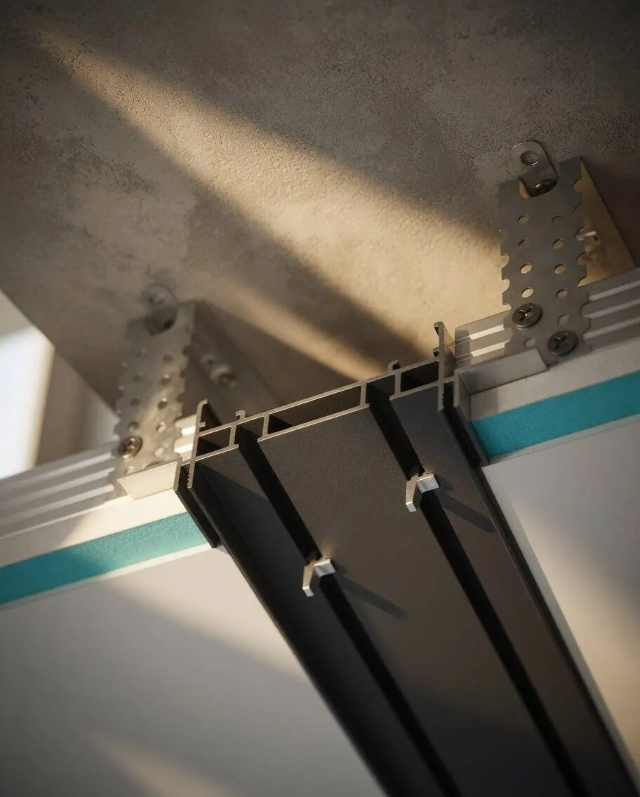 KA2 Recessed Curtain Track · Double
