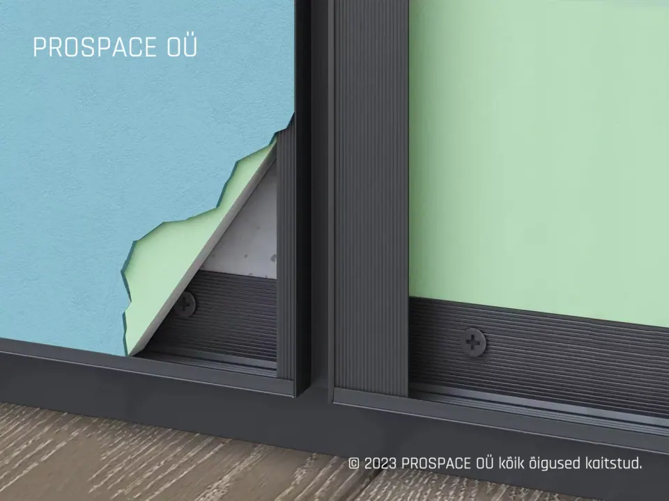 LPA909 Wall Shadow Gap Profile · 8.8 mm