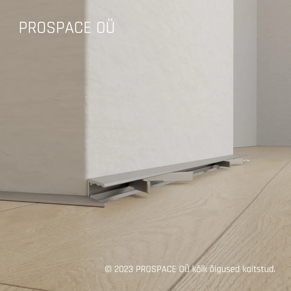 MPA015 Aluminium Skirting Profile · 6.6 mm