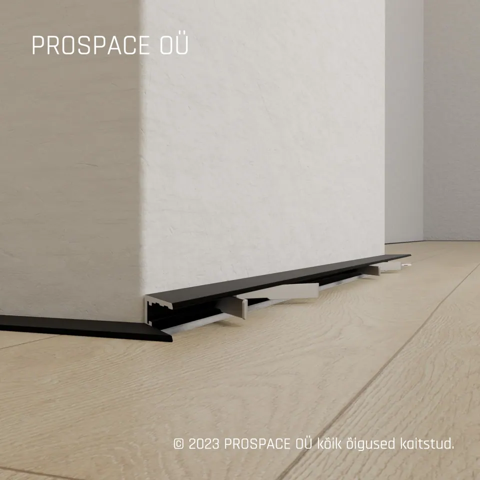 MPA015 Aluminium Skirting Profile · 6.6 mm