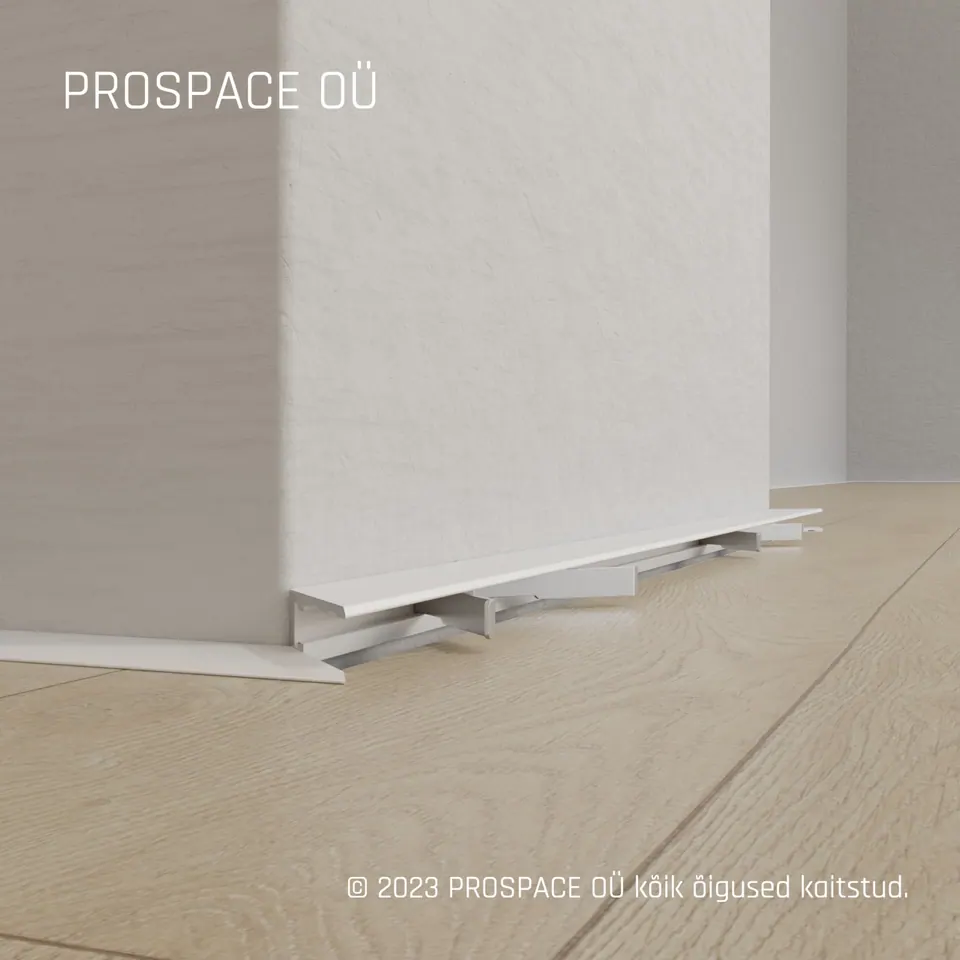 MPA015 Aluminium Skirting Profile · 6.6 mm