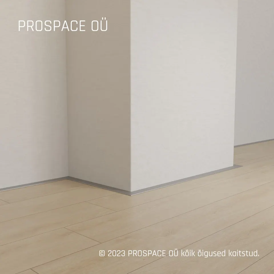 MPA015 Aluminium Skirting Profile · 6.6 mm