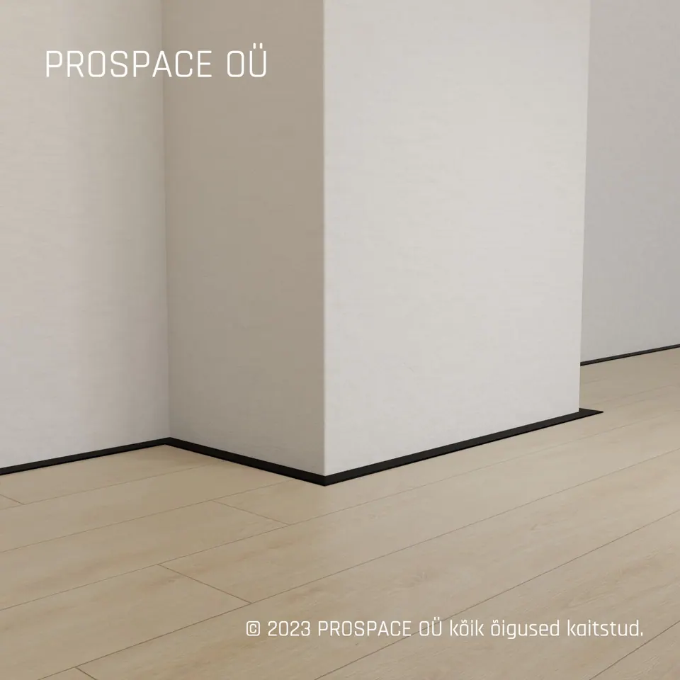 MPA015 Aluminium Skirting Profile · 6.6 mm