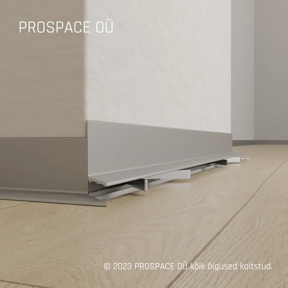 MPA217 Aluminium Skirting Profile · 22 mm