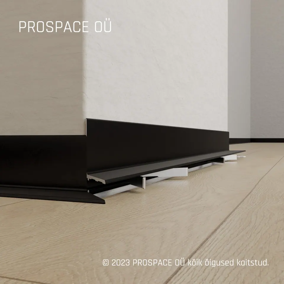 MPA217 Aluminium Skirting Profile · 22 mm