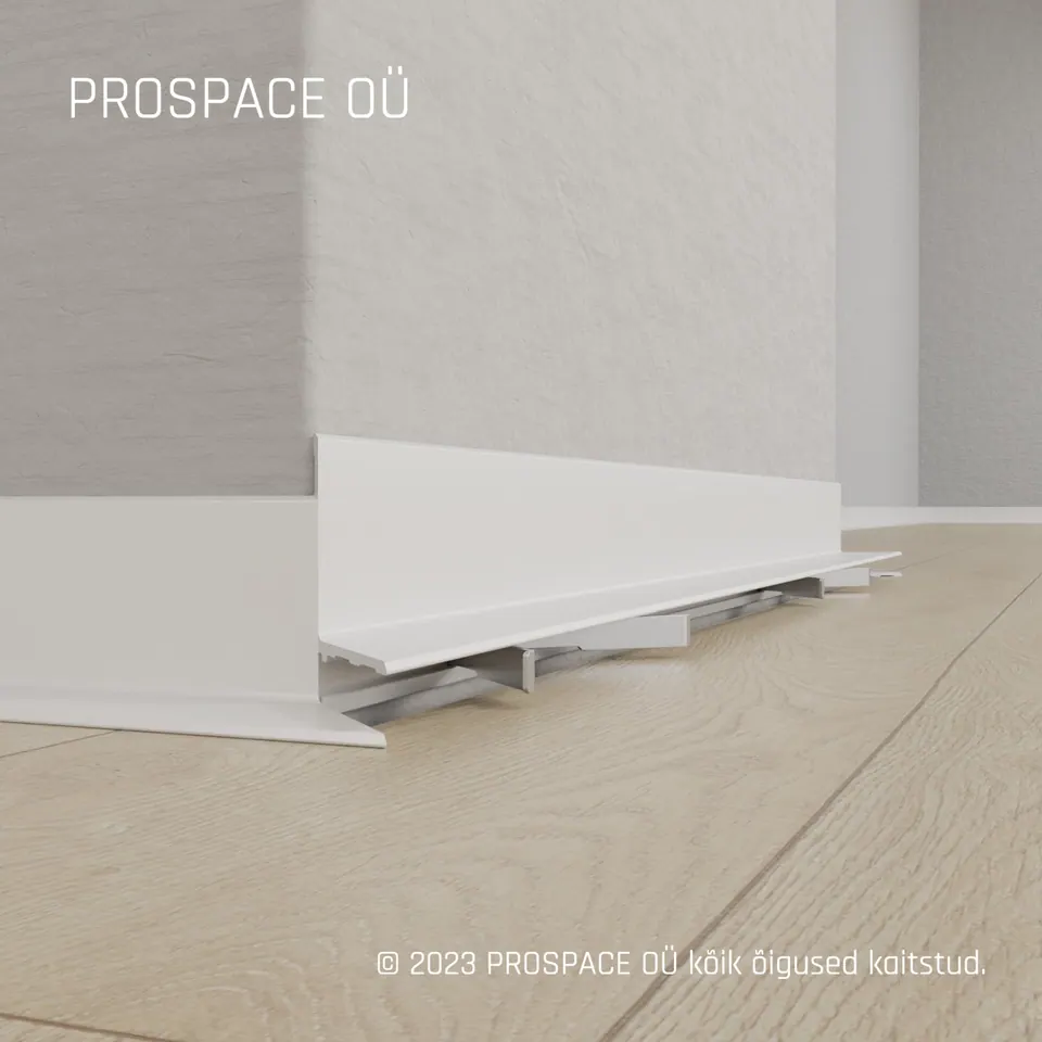 MPA217 Aluminium Skirting Profile · 22 mm