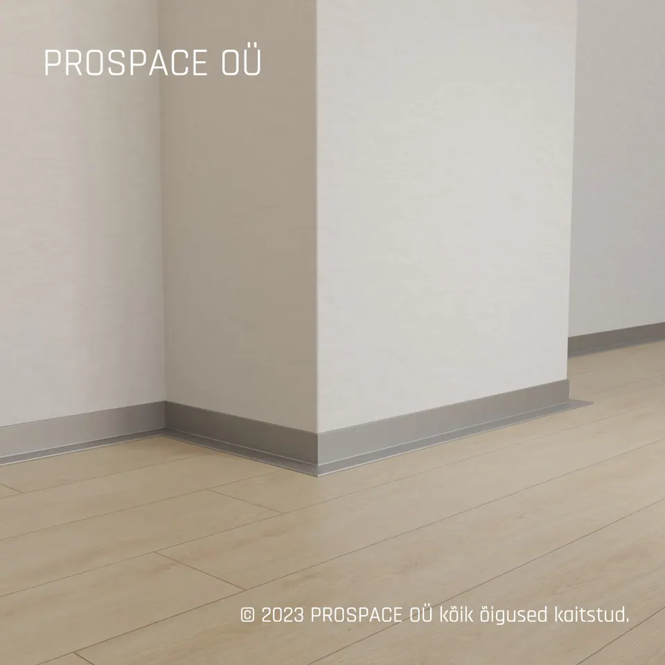 MPA217 Aluminium Skirting Profile · 22 mm