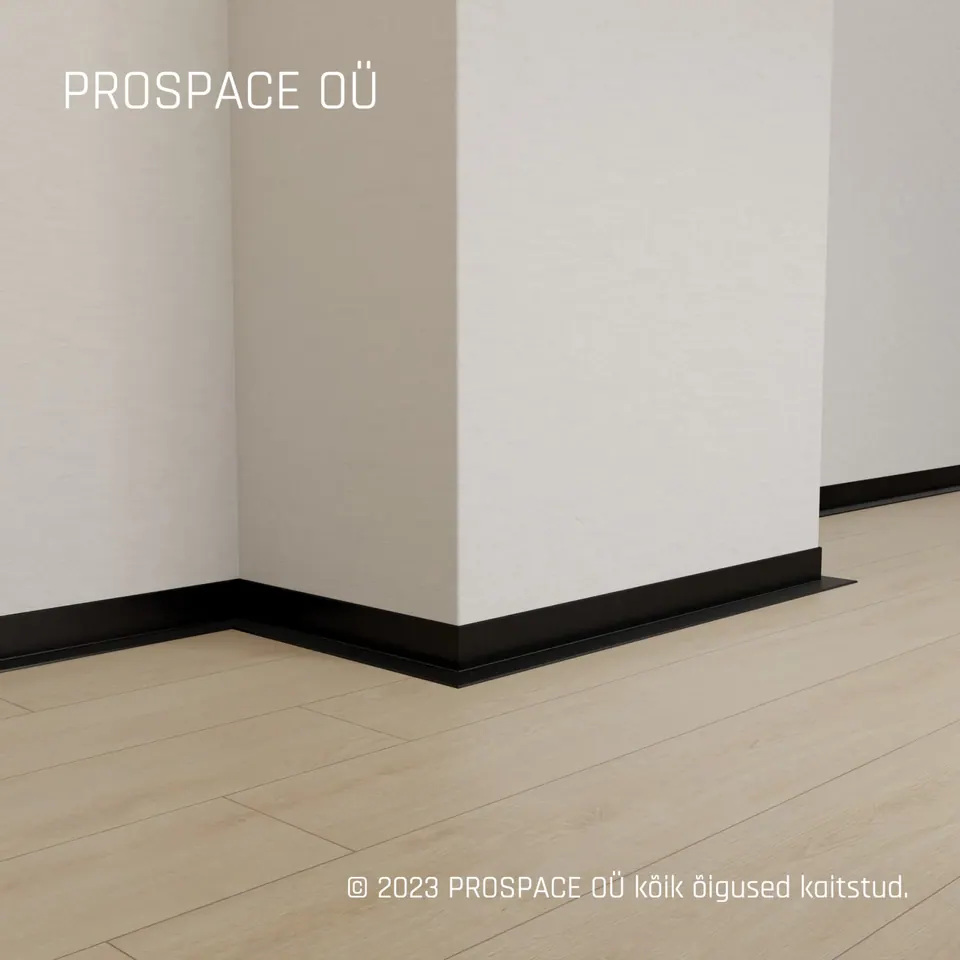 MPA217 Aluminium Skirting Profile · 22 mm