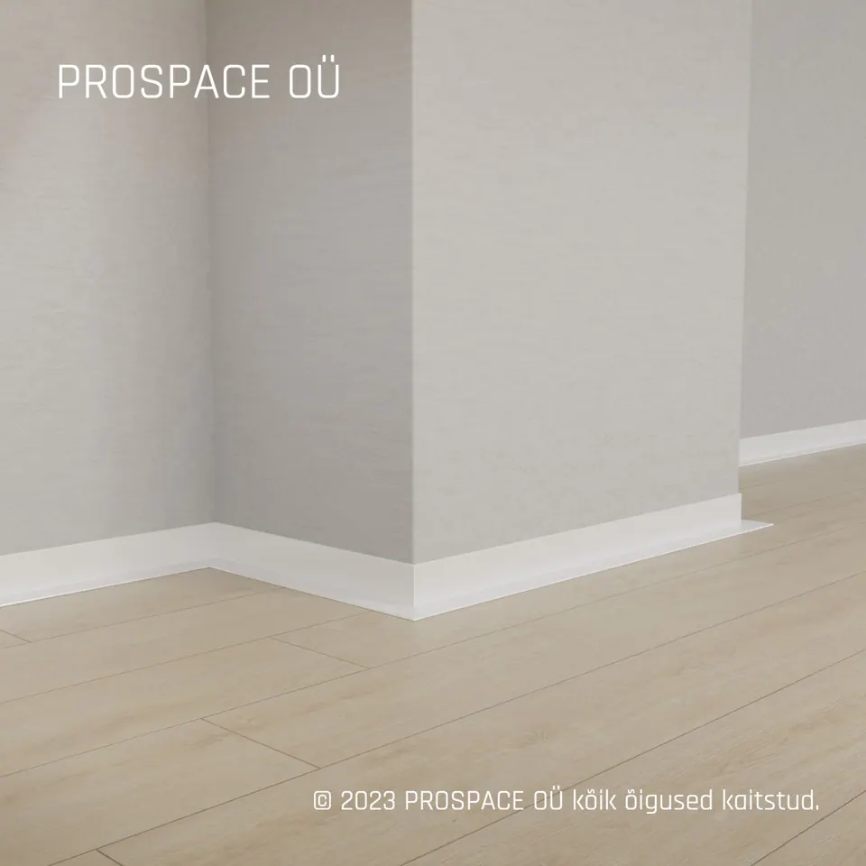 MPA217 Aluminium Skirting Profile · 22 mm