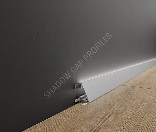 MPA301 Aluminium LED Skirting Profile · 25 mm