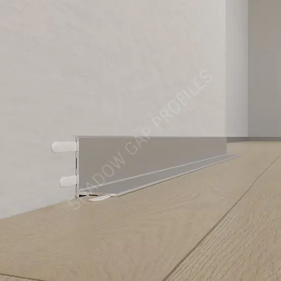 MVP172 Wall-Mounted Aluminium Skirting · 22 mm