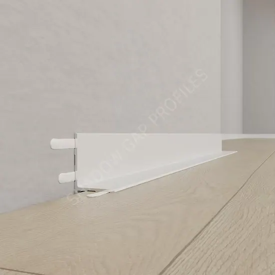 MVP172 Wall-Mounted Aluminium Skirting · 22 mm