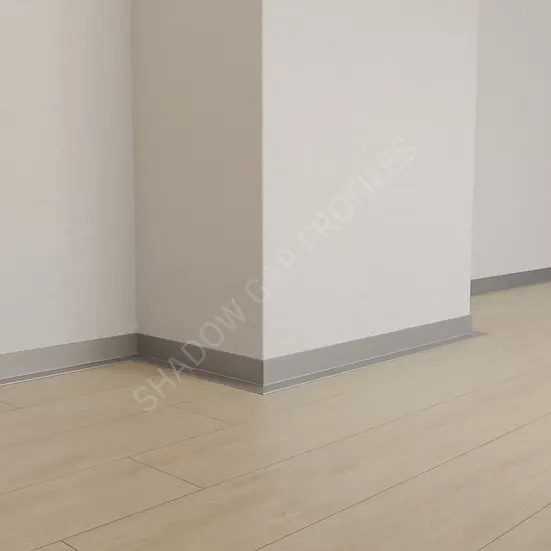 MVP172 Wall-Mounted Aluminium Skirting · 22 mm