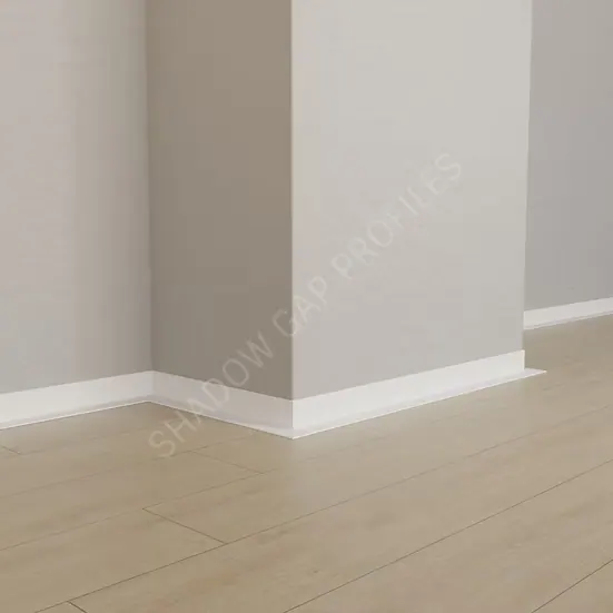 MVP172 Wall-Mounted Aluminium Skirting · 22 mm