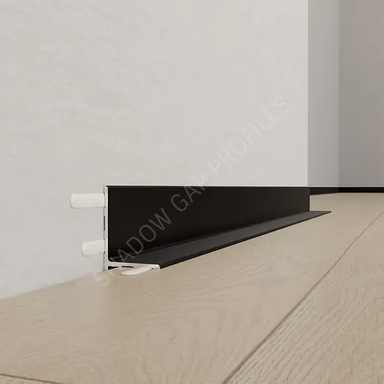 MVP172 Wall-Mounted Aluminium Skirting · 22 mm