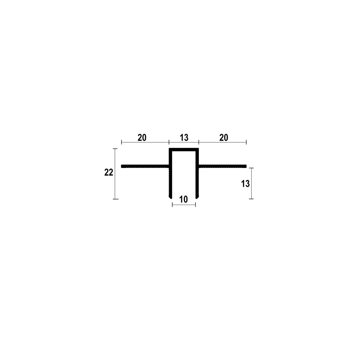 RST12 Ceiling LED Shadow Gap Profile