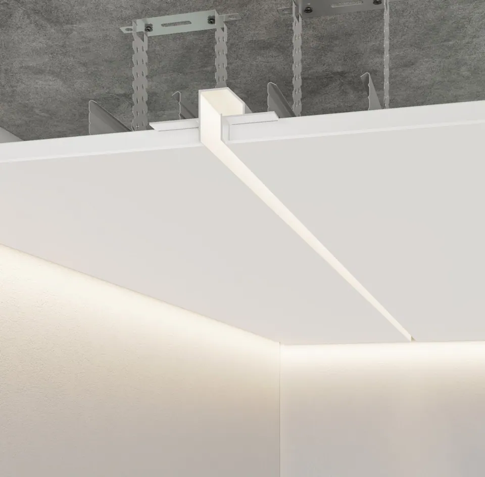 RST12 Ceiling LED Shadow Gap Profile