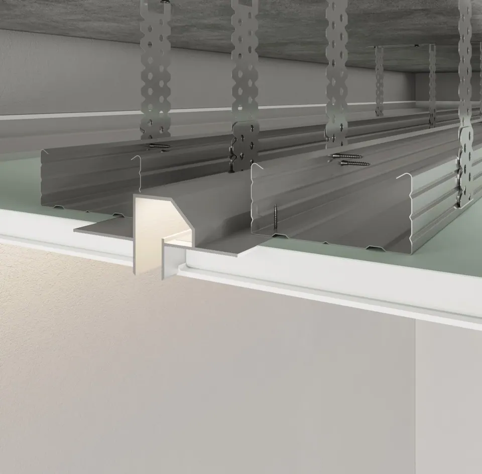 RST12 Ceiling LED Shadow Gap Profile