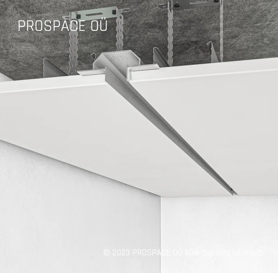 RST22 Ceiling LED Shadow Gap Profile